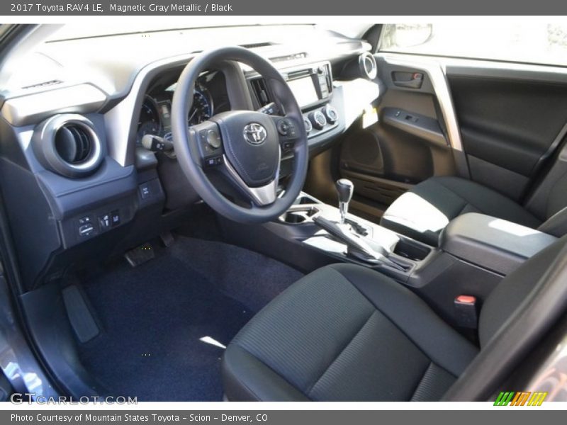 Magnetic Gray Metallic / Black 2017 Toyota RAV4 LE