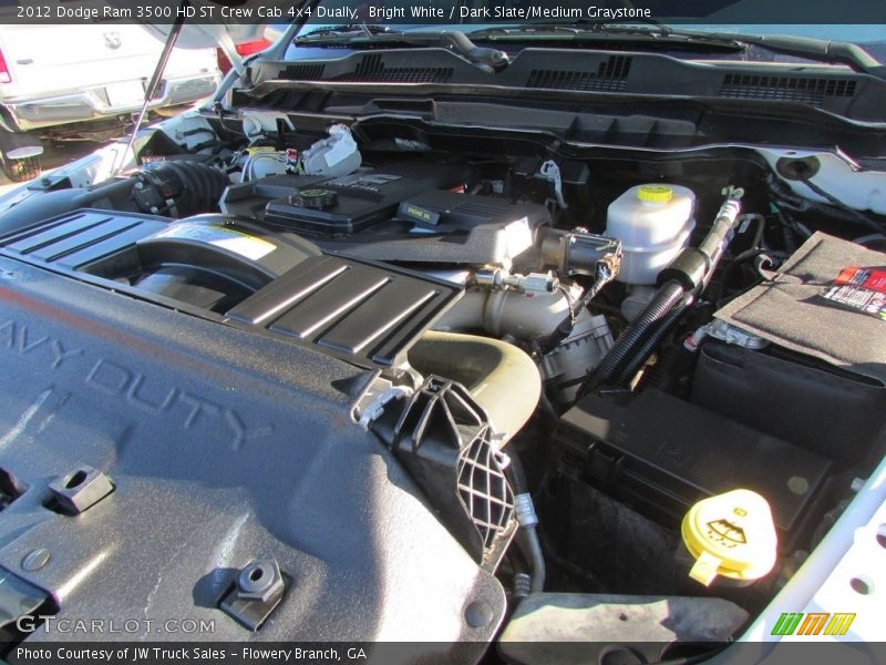 Bright White / Dark Slate/Medium Graystone 2012 Dodge Ram 3500 HD ST Crew Cab 4x4 Dually