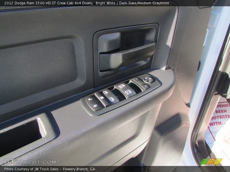 Bright White / Dark Slate/Medium Graystone 2012 Dodge Ram 3500 HD ST Crew Cab 4x4 Dually