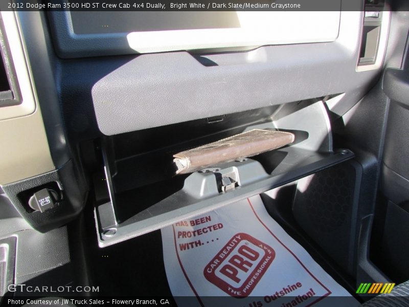 Bright White / Dark Slate/Medium Graystone 2012 Dodge Ram 3500 HD ST Crew Cab 4x4 Dually