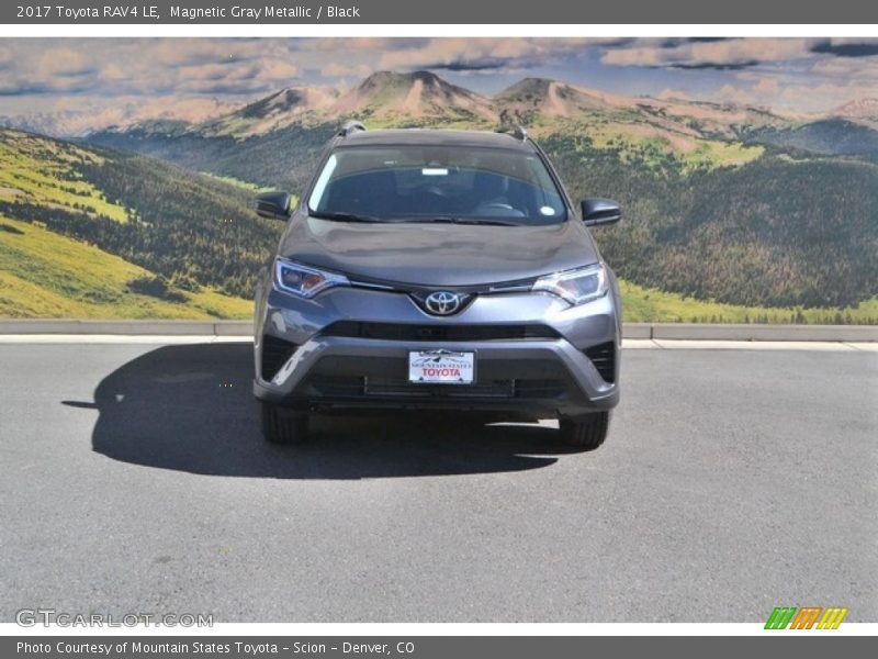 Magnetic Gray Metallic / Black 2017 Toyota RAV4 LE