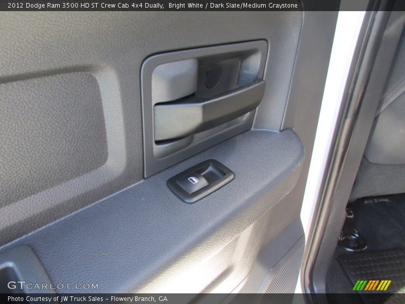 Bright White / Dark Slate/Medium Graystone 2012 Dodge Ram 3500 HD ST Crew Cab 4x4 Dually