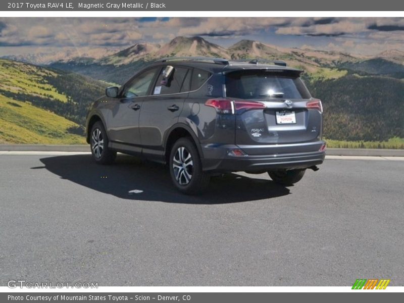 Magnetic Gray Metallic / Black 2017 Toyota RAV4 LE