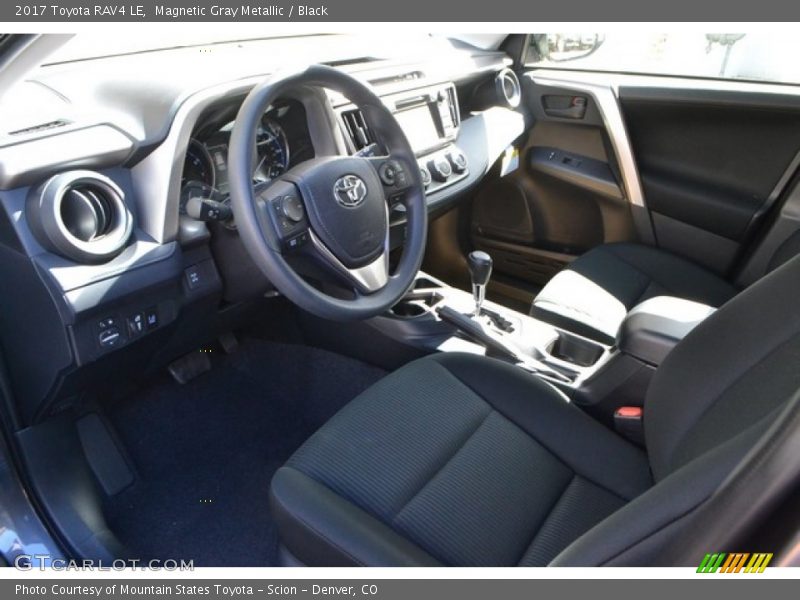 Magnetic Gray Metallic / Black 2017 Toyota RAV4 LE