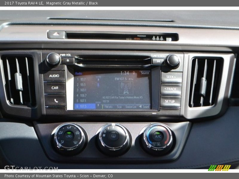 Magnetic Gray Metallic / Black 2017 Toyota RAV4 LE