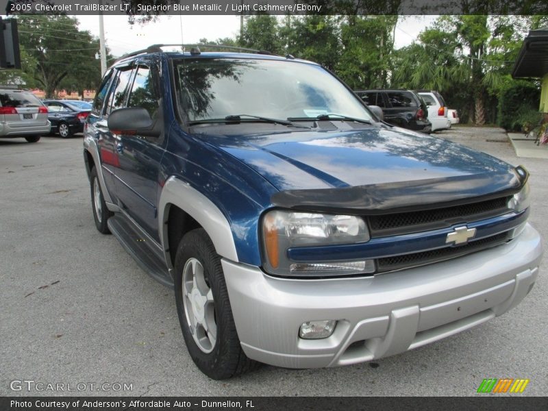 Superior Blue Metallic / Light Cashmere/Ebony 2005 Chevrolet TrailBlazer LT
