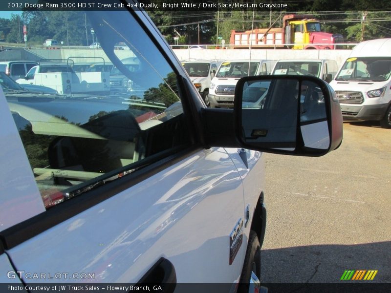 Bright White / Dark Slate/Medium Graystone 2012 Dodge Ram 3500 HD ST Crew Cab 4x4 Dually