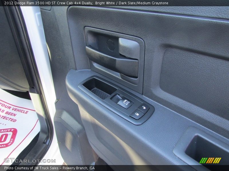 Bright White / Dark Slate/Medium Graystone 2012 Dodge Ram 3500 HD ST Crew Cab 4x4 Dually
