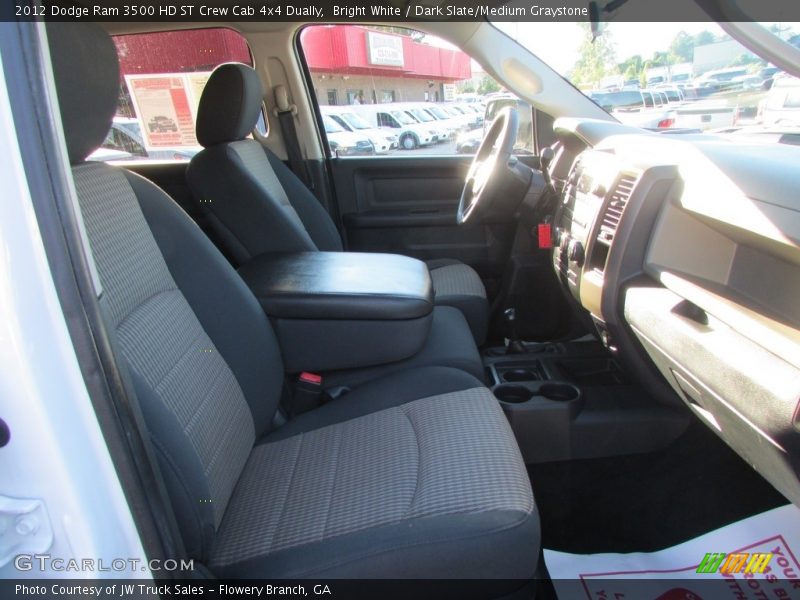 Bright White / Dark Slate/Medium Graystone 2012 Dodge Ram 3500 HD ST Crew Cab 4x4 Dually