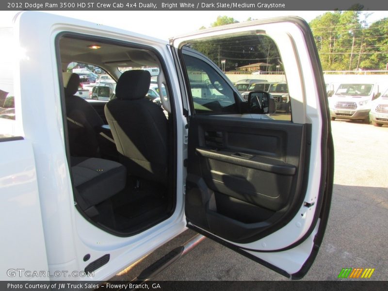 Bright White / Dark Slate/Medium Graystone 2012 Dodge Ram 3500 HD ST Crew Cab 4x4 Dually