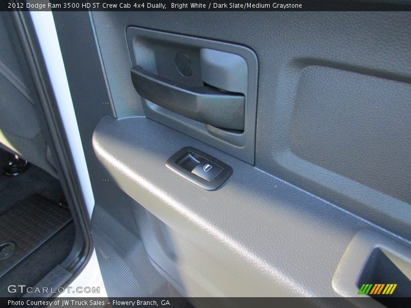 Bright White / Dark Slate/Medium Graystone 2012 Dodge Ram 3500 HD ST Crew Cab 4x4 Dually