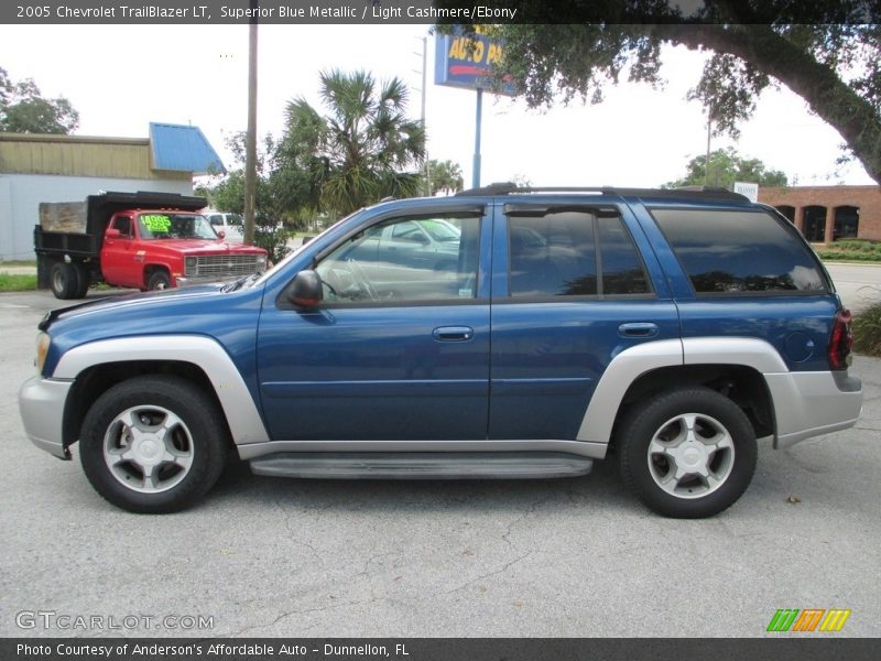 Superior Blue Metallic / Light Cashmere/Ebony 2005 Chevrolet TrailBlazer LT