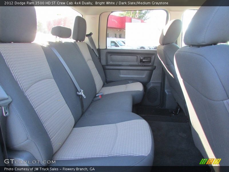 Bright White / Dark Slate/Medium Graystone 2012 Dodge Ram 3500 HD ST Crew Cab 4x4 Dually