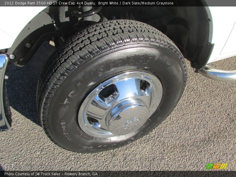 Bright White / Dark Slate/Medium Graystone 2012 Dodge Ram 3500 HD ST Crew Cab 4x4 Dually