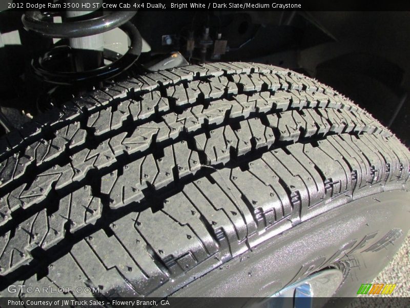 Bright White / Dark Slate/Medium Graystone 2012 Dodge Ram 3500 HD ST Crew Cab 4x4 Dually