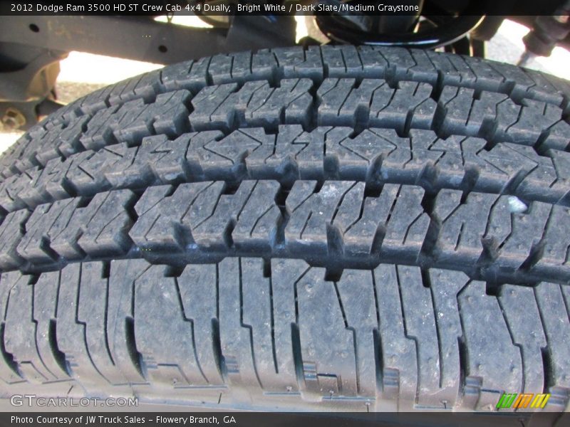 Bright White / Dark Slate/Medium Graystone 2012 Dodge Ram 3500 HD ST Crew Cab 4x4 Dually