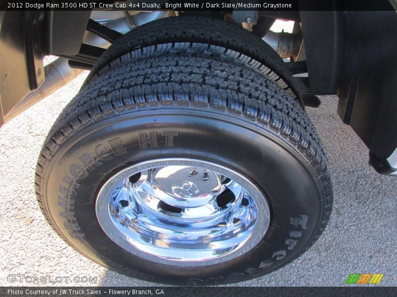 Bright White / Dark Slate/Medium Graystone 2012 Dodge Ram 3500 HD ST Crew Cab 4x4 Dually