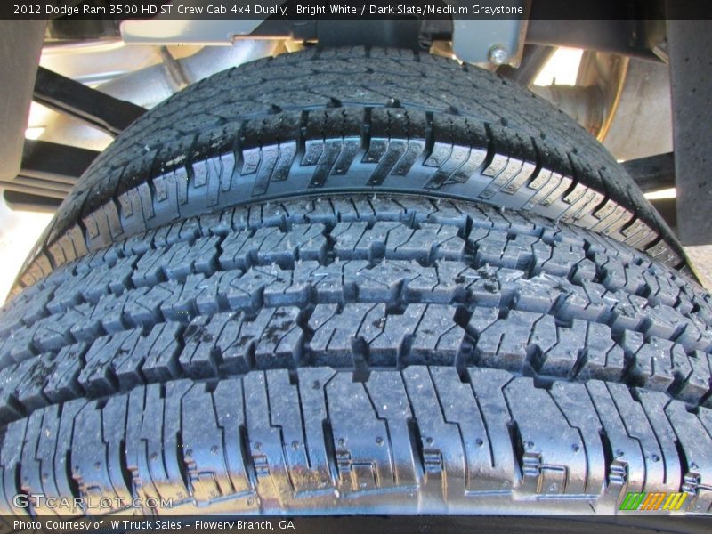 Bright White / Dark Slate/Medium Graystone 2012 Dodge Ram 3500 HD ST Crew Cab 4x4 Dually