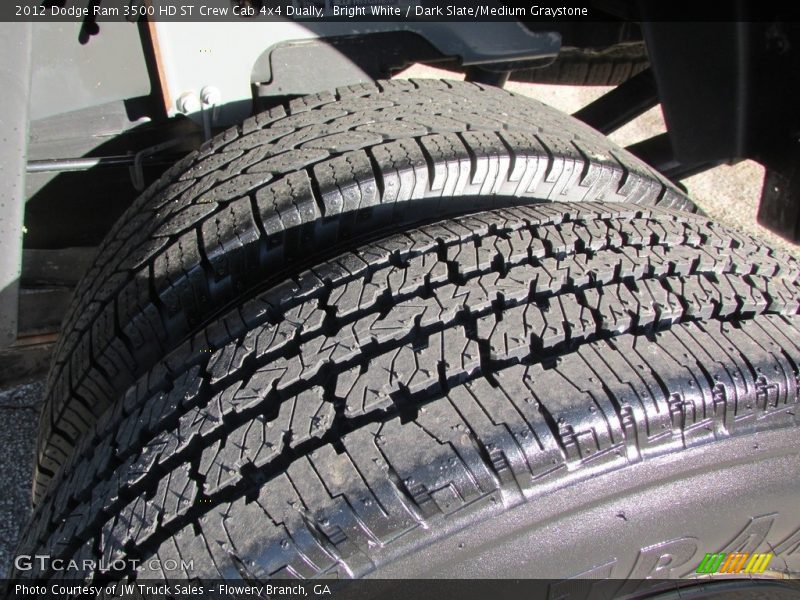 Bright White / Dark Slate/Medium Graystone 2012 Dodge Ram 3500 HD ST Crew Cab 4x4 Dually