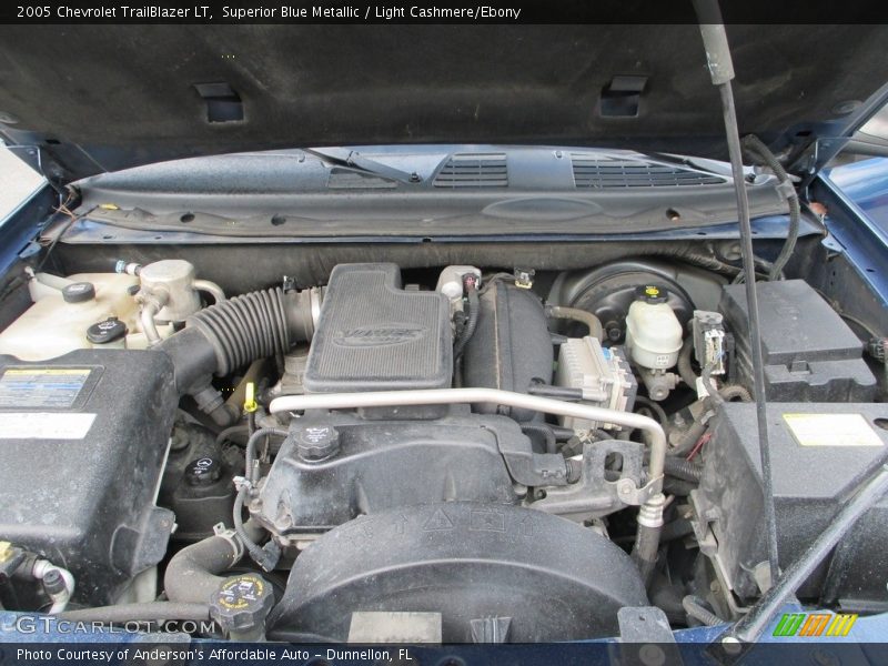 Superior Blue Metallic / Light Cashmere/Ebony 2005 Chevrolet TrailBlazer LT