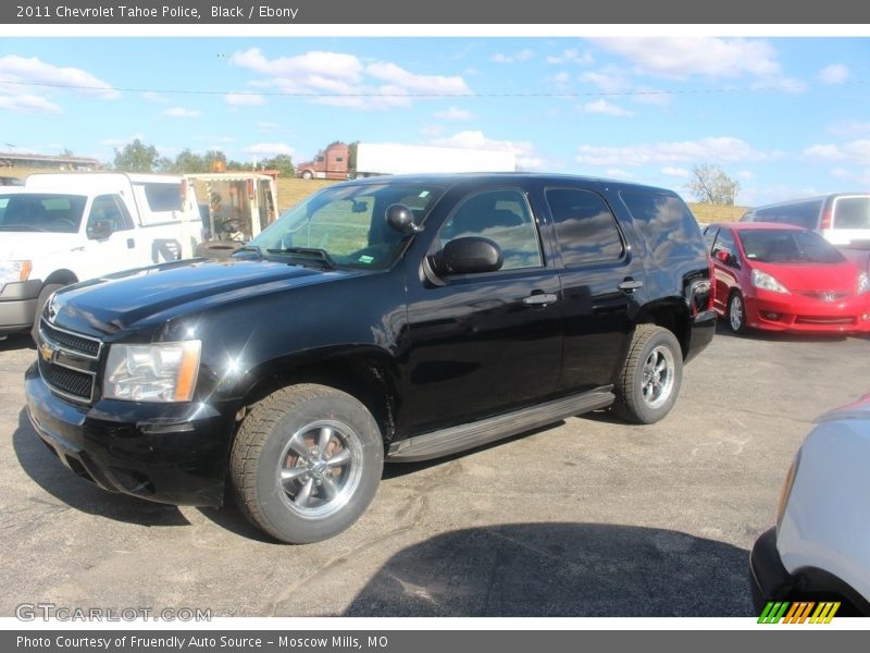 Black / Ebony 2011 Chevrolet Tahoe Police