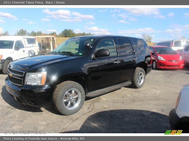 Black / Ebony 2011 Chevrolet Tahoe Police