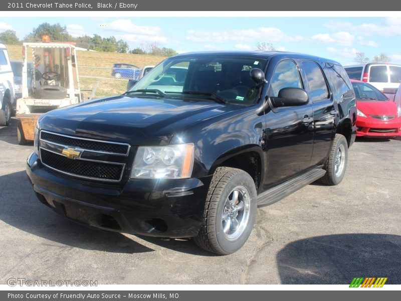 Black / Ebony 2011 Chevrolet Tahoe Police