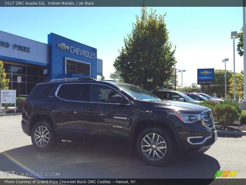Iridium Metallic / Jet Black 2017 GMC Acadia SLE