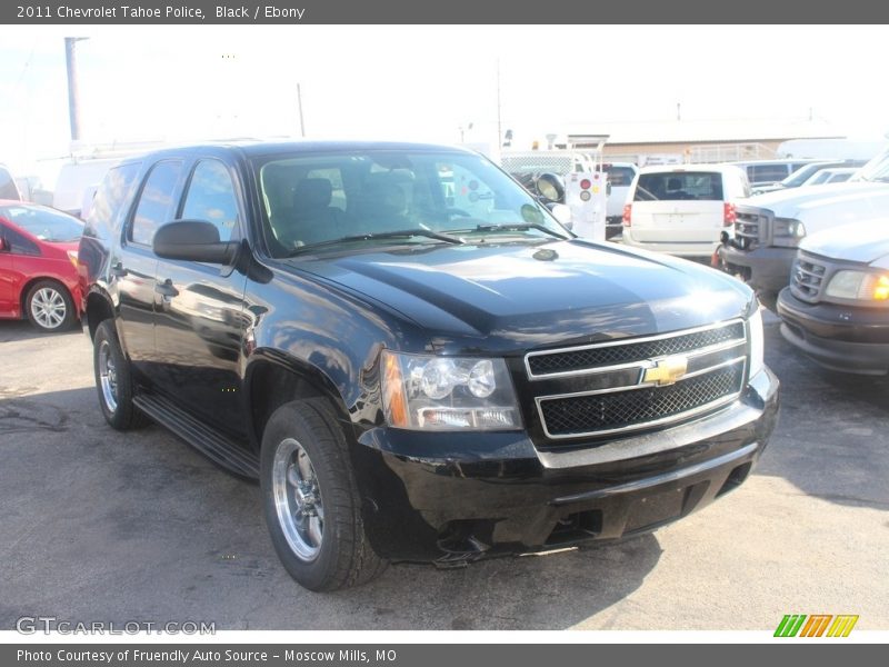 Black / Ebony 2011 Chevrolet Tahoe Police