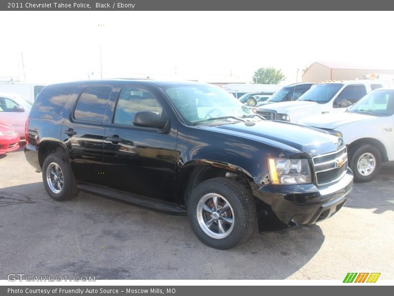 Black / Ebony 2011 Chevrolet Tahoe Police