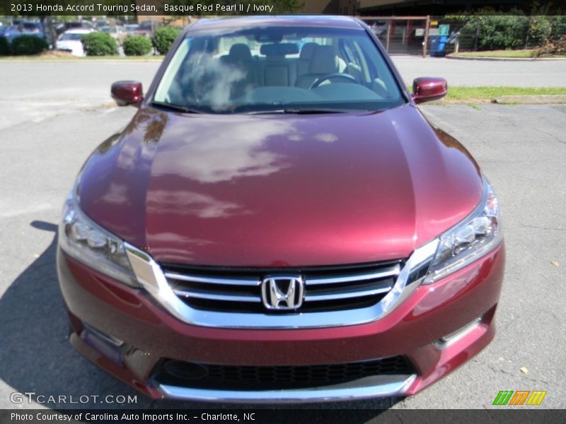 Basque Red Pearl II / Ivory 2013 Honda Accord Touring Sedan