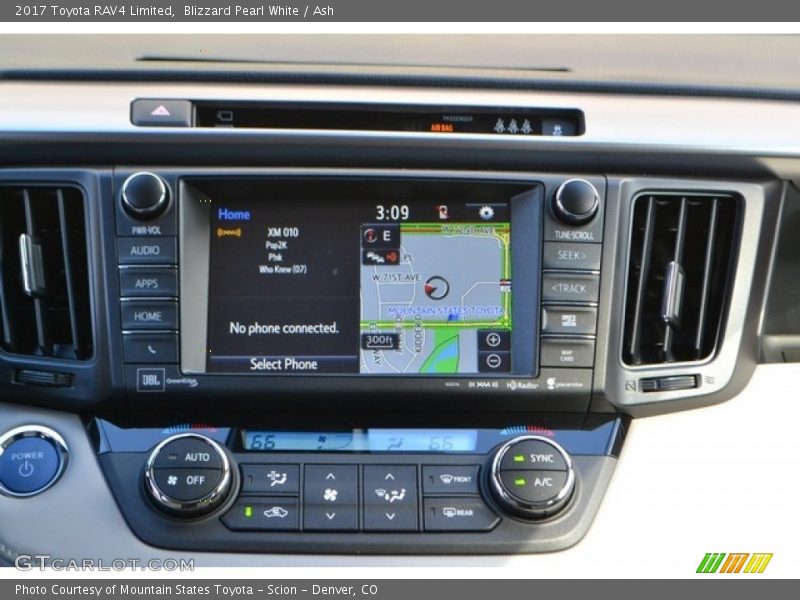 Controls of 2017 RAV4 Limited