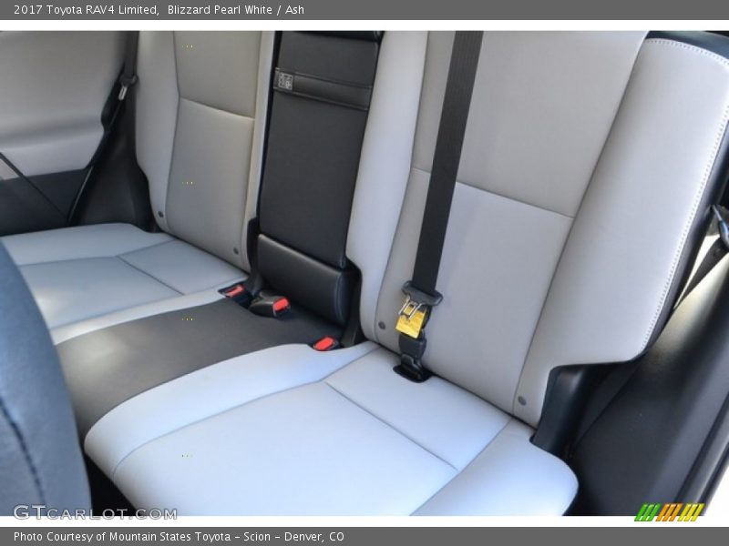 Rear Seat of 2017 RAV4 Limited