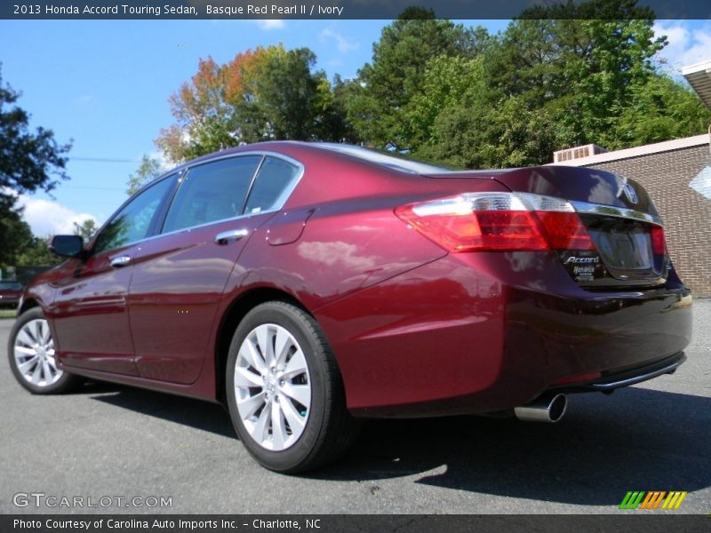 Basque Red Pearl II / Ivory 2013 Honda Accord Touring Sedan