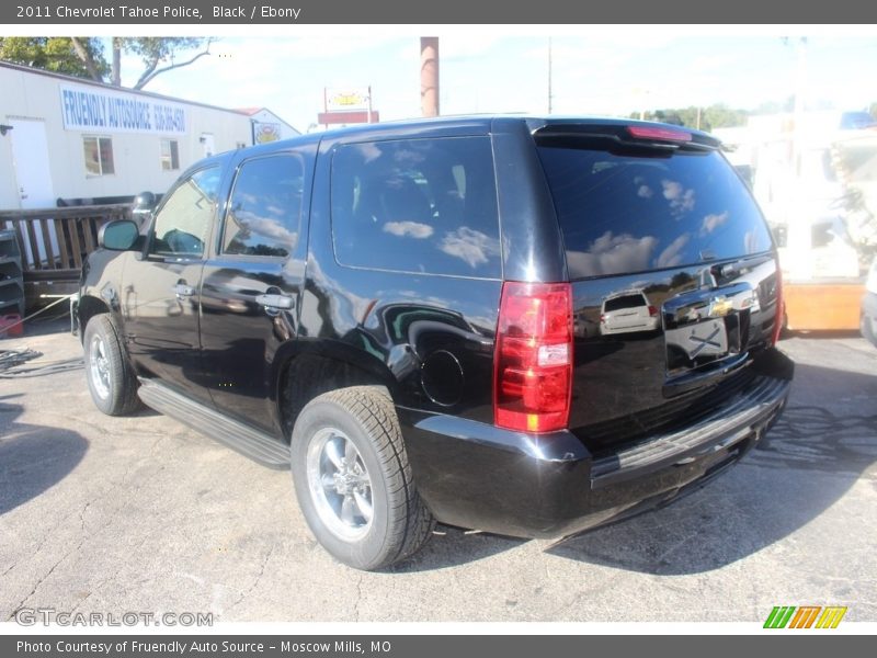 Black / Ebony 2011 Chevrolet Tahoe Police