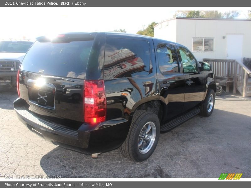 Black / Ebony 2011 Chevrolet Tahoe Police