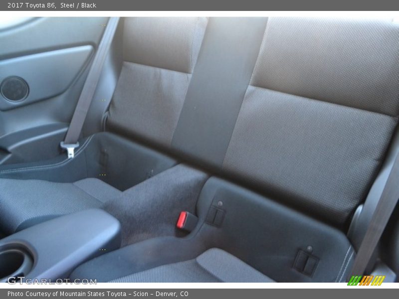 Rear Seat of 2017 86 