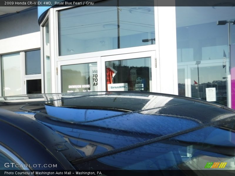 Royal Blue Pearl / Gray 2009 Honda CR-V EX 4WD