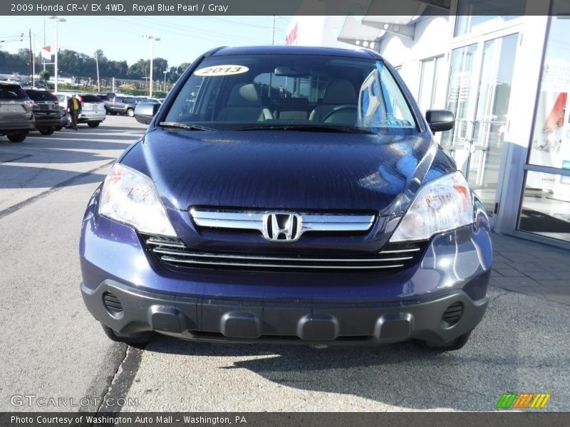 Royal Blue Pearl / Gray 2009 Honda CR-V EX 4WD