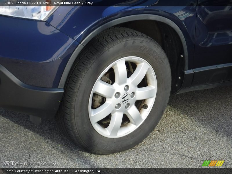 Royal Blue Pearl / Gray 2009 Honda CR-V EX 4WD