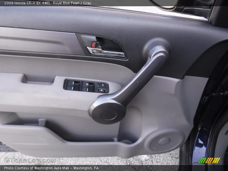 Royal Blue Pearl / Gray 2009 Honda CR-V EX 4WD