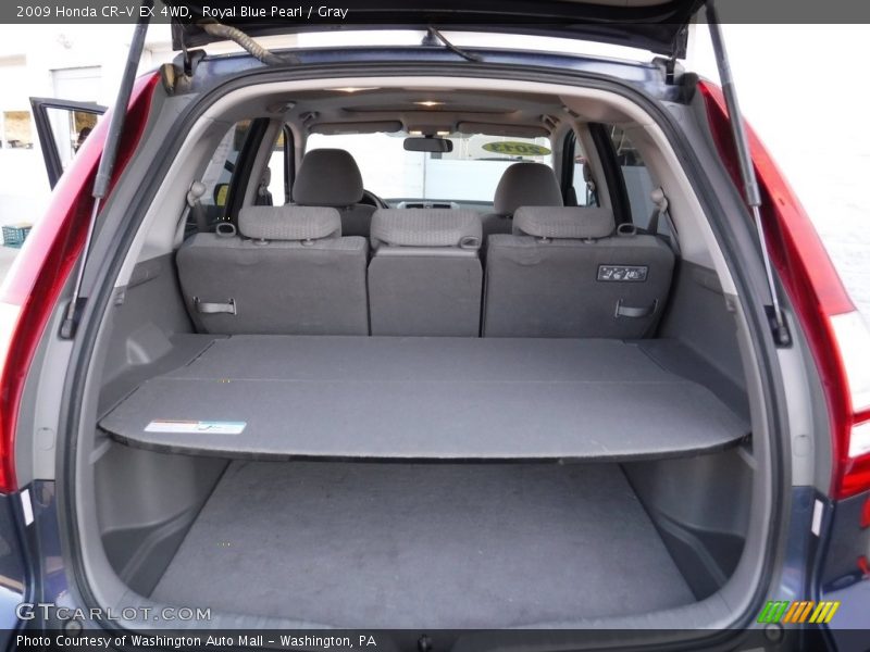 Royal Blue Pearl / Gray 2009 Honda CR-V EX 4WD