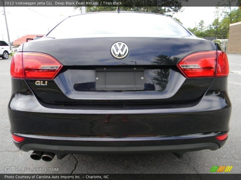 Deep Black Pearl Metallic / Titan Black 2013 Volkswagen Jetta GLI