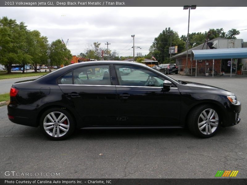 Deep Black Pearl Metallic / Titan Black 2013 Volkswagen Jetta GLI