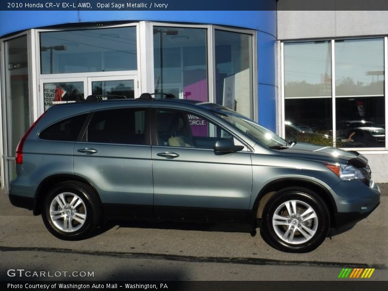 Opal Sage Metallic / Ivory 2010 Honda CR-V EX-L AWD