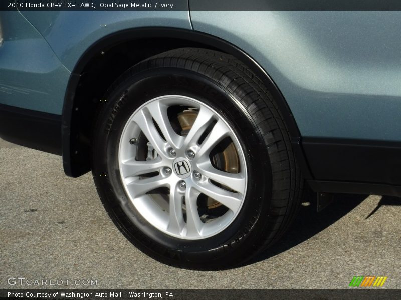 Opal Sage Metallic / Ivory 2010 Honda CR-V EX-L AWD