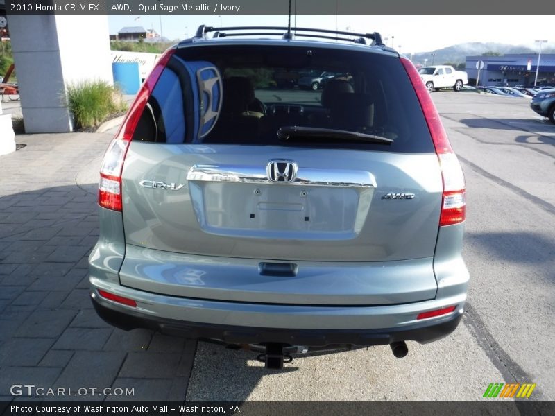 Opal Sage Metallic / Ivory 2010 Honda CR-V EX-L AWD