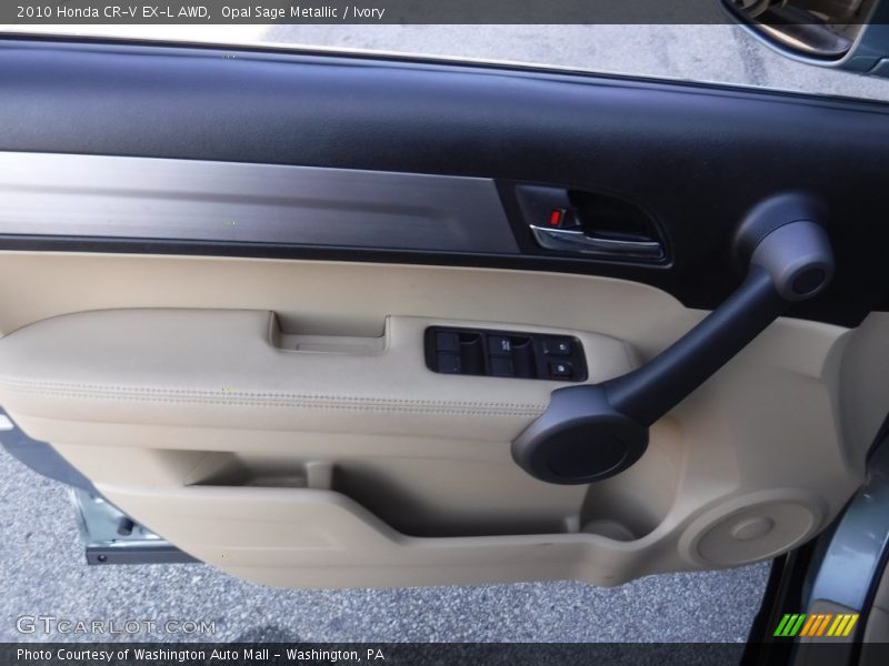 Opal Sage Metallic / Ivory 2010 Honda CR-V EX-L AWD