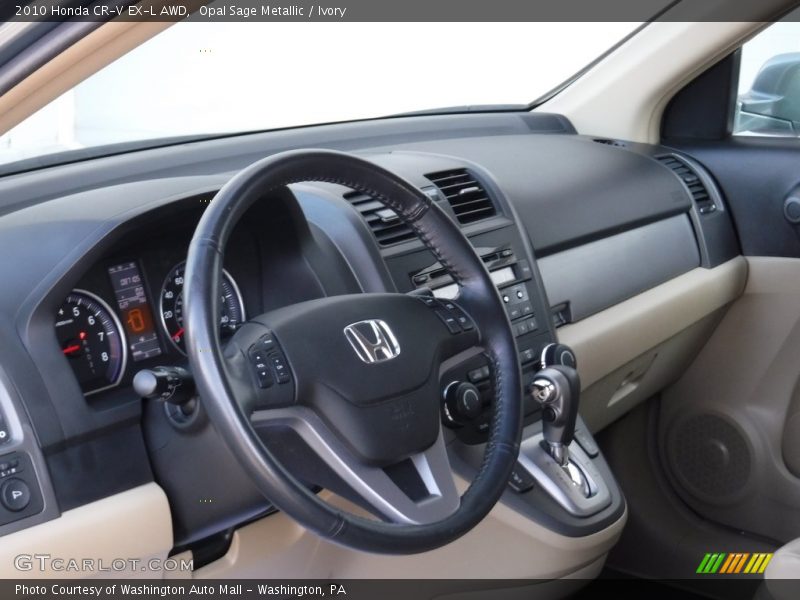 Opal Sage Metallic / Ivory 2010 Honda CR-V EX-L AWD