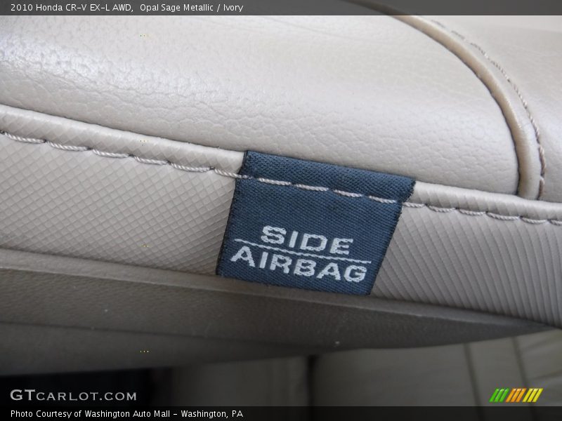 Opal Sage Metallic / Ivory 2010 Honda CR-V EX-L AWD
